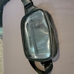 Clear concert belt bag